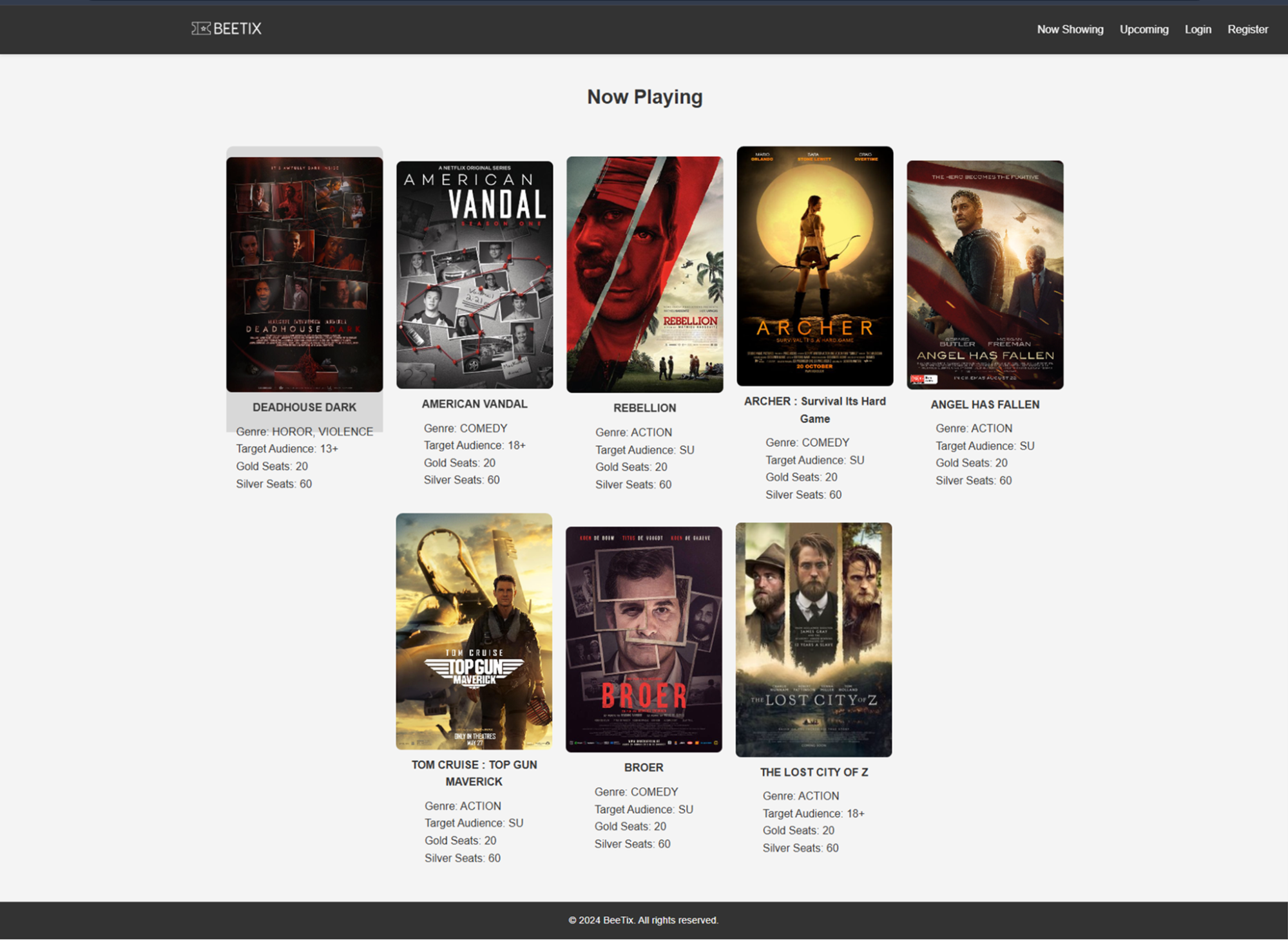 Payment page